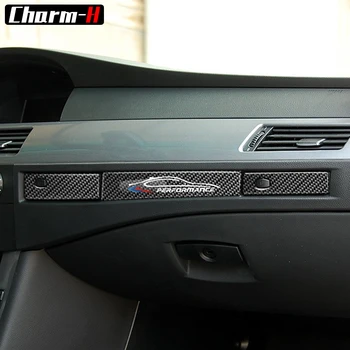 Декоративная накладка подстаканника из углеродного волокна для BMW E60 5 серии 2005-2010