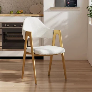 Деревянный кухонный обеденный стул в скандинавском стиле, передвижной расслабляющий Современный обеденный стул на открытом воздухе, мебель для дома в спальне Sillas Para Comedor ZY50CY