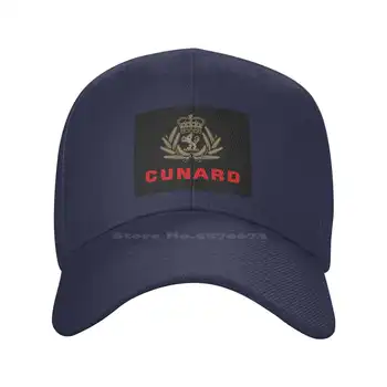 Джинсовая кепка с логотипом Cunard Line высшего качества, бейсболка, вязаная шапка