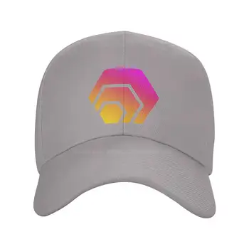 Джинсовая кепка с шестигранным логотипом высшего качества, бейсболка, вязаная шапка