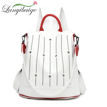 Дизайнерский женский рюкзак, Высококачественные противоугонные рюкзаки для женщин, школьные сумки, дорожный рюкзак 2023, женская сумка для хранения вещей, рюкзак