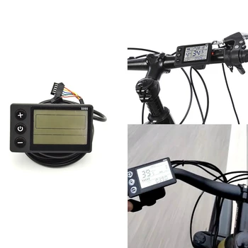 Дисплей электрического велосипеда S866, ЖК-измеритель для интеллектуального контроллера, панель Ebike, SM-штекер, Электрический велосипед
