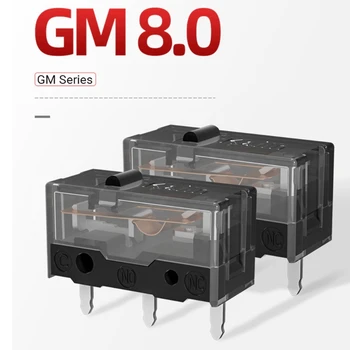 Для GM 8.0 (10шт)/4/2/1 ) Игровая кнопка микропереключателя Золотой контактор со сроком службы 80 миллионов нажатий