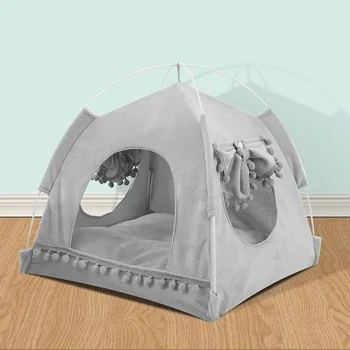 Дышащая палатка для кошачьего и собачьего туалета, питомник, складной Универсальный крытый вигвам, домик для домашних животных, Дышащая палатка для щенков, Принадлежности для собак