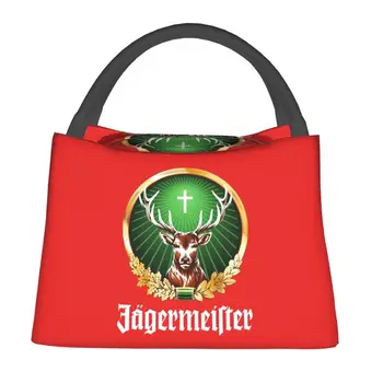 Женская сумка для ланча с логотипом Jagermeister, портативный термосумка для бенто, касса для пикника, путешествия