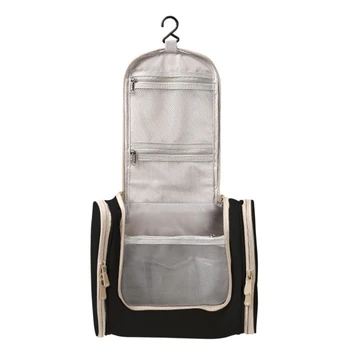 Женская сумка с несколькими отделениями, многофункциональная переносная косметичка большой емкости, застежка-молния для путешествий, сумка для туалетных принадлежностей