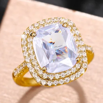 Женское кольцо CAOSHI Noble Party Temperament с блестящим цирконием, великолепные аксессуары для юбилейной вечеринки, модные украшения