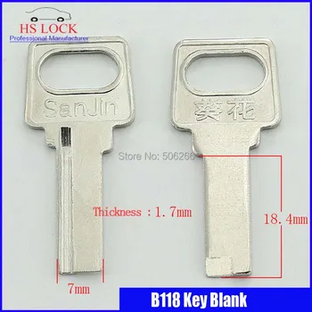 Заготовка для ключа от двери с обратным эмбрионом маленькой правой ванны kuihua Civil key blank подходит для вертикального станка для резки ключей B118