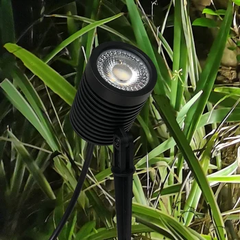 Заземляющий штырь светодиодный прожектор с мини-прожектором мощностью 5 Вт по хорошей цене водонепроницаемая наружная точечная прожекторная лампа антикоррозийное пластиковое освещение