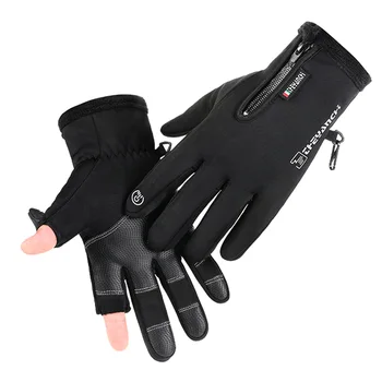 Зимние Велосипедные перчатки, теплые перчатки на полный палец, Спорт на открытом воздухе, Пешие прогулки, Рыбалка, Мотоциклетные перчатки, Водонепроницаемые лыжные перчатки с сенсорным экраном