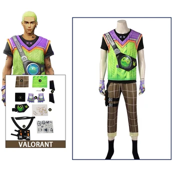 Игры VALORANT Косплей, униформа Гекко, одежда для выступлений персонажей аниме, Карнавальные костюмы на Хэллоуин