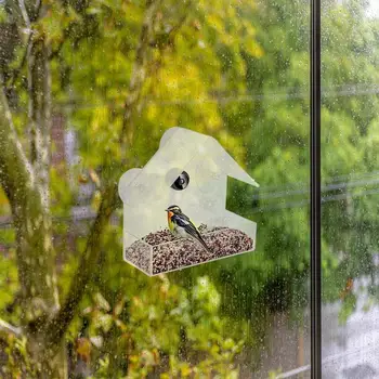 Кормушка для птиц с камерой, подвесной дозатор корма для птиц, ночная версия 1080P Wi-Fi, камера для наблюдения за птицами для улицы, окна и сада