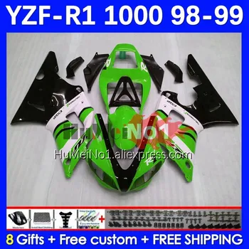 Корпус для YAMAHA YZF R 1 1000 куб. см 1000CC 98-99 156No.163 YZF R1 YZF1000 YZFR1 98 99 YZF-1000 YZF-R1 1998 1999 Обтекатель зеленый в наличии
