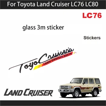 Креативные наклейки на боковое стекло для Toyota Land Cruiser LC76 LC80, наклейка на стекло 3 М, аксессуары для внешней отделки