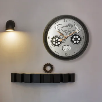 Круглые Настенные Часы Украшение Кварцевые Классические Настенные Часы Для Гостиной Домашний Подарок Современная Уникальная Мода Кухня Wanduhr Art Decor