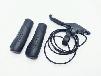 Левая тормозная ручка для скейтборда в сборе, противоскользящий резиновый руль для СПИДВЕЯ MINI4, Аксессуары для электрического скутера Ruima MINI Ⅳ Pro
