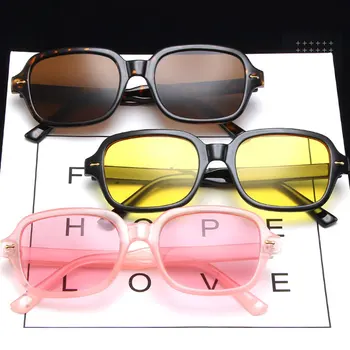 Маленькие Овальные Солнцезащитные очки Для женщин, мужчин, роскошный бренд, дизайнерские Винтажные Солнцезащитные очки, Женские, мужские, Черные, желтые Солнцезащитные очки UV400