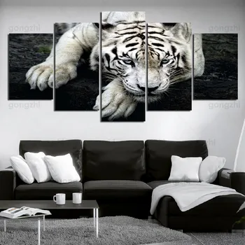 Минималистичный Современный Модный Плакат с изображением животных Sharp Eyes Tiger Photography Hd Печать Холст Домашняя Настенная Живопись