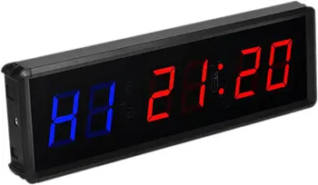 Многофункциональный секундомер для спортзала, настенные часы, светодиодные интервальные часы