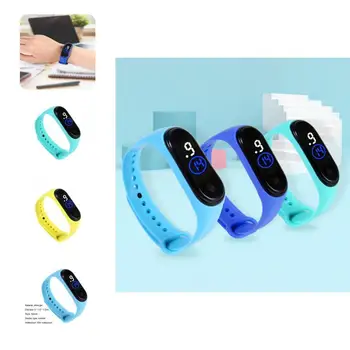 Модные аксессуары 50 м Водонепроницаемые светодиодные электронные спортивные наручные часы для девочек
