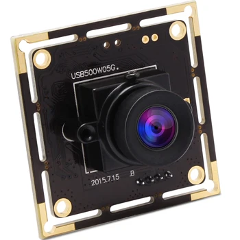 Модуль ELP 5-мегапиксельной цветной CMOS-камеры Aptina MI5100 высокого разрешения MJPEG UVC HD с 16-мм Объективом, поддержкой OTG для мобильного телефона