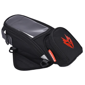 Мотоциклетная сумка водонепроницаемая мотоциклетная седельная сумка сумка для топливного бака магнитный рюкзак для мотобака для верховой езды на одно плечо