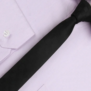 Мужские галстуки в черную клетку, классический тонкий галстук на шее, деловой галстук для жениха, Свадебная вечеринка, Жаккардовые галстуки SK288