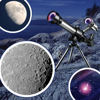 Набор профессиональных астрономических телескопов HD для детей и студентов, принадлежности для наблюдения за звездами