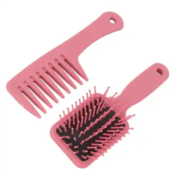 Набор щеток для волос с лопастями Розовый Портативный легкий набор гребней для волос с лопастями для салона красоты