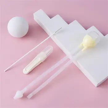Назальный аспиратор для новорожденных, всасывающий очиститель для полости рта, антирефлюкс, Силиконовая присоска, всасывающая труба
