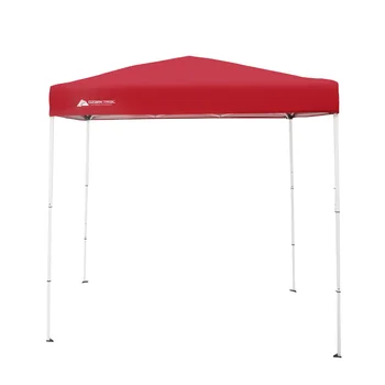 Наружное теневое укрытие Instant Canopy размером 4 x 6 дюймов, ярко-красный; Размеры в собранном виде: 4 фута x 6 футов x 85 дюймов.