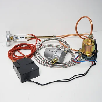 Насос, система дизельной легкой масляной горелки с высоковольтным зажиганием, керамическим воспламенителем и головкой для удержания пламени, электромагнитная