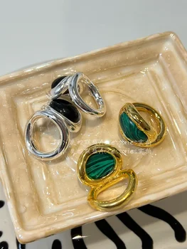 Ниша для трехмерного моделирования LONDANY ring Ins wind, простая индивидуальность, малахитовое кольцо, женское кольцо