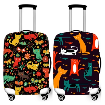 Новая Более толстая крышка для багажа Применяются Защитные чехлы для чемоданов 18-32 дюйма Дорожные принадлежности Эластичный чехол для пыли для багажа