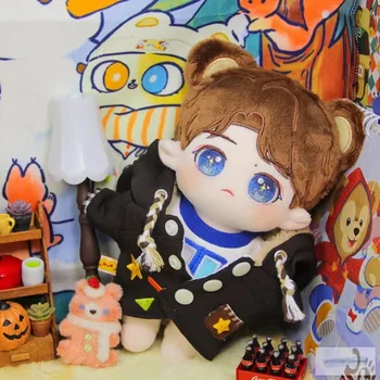 НОВОЕ платье YIBO с кошачьими ушками 20 см, одежда для плюшевых кукол Idol, мягкие игрушки для бездомных детей, игрушки для поклонников мультфильмов, подарок