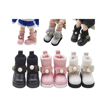 Новые кожаные ботинки для кукол OB11 GSC 1/12, обувь для кукол BJD, аксессуары для одежды, мини-игрушки