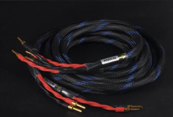 Новый акустический кабель P8582HIFI класса fever с монокристаллической медью, монокристаллический посеребренный акустический кабель
