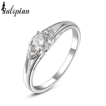 Обручальное кольцо Italina Rigant из австрийского хрусталя Stellux высшего качества c # RG90671