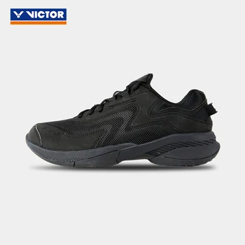 Обувь для Бадминтона Victor Для Мужчин и женщин, Дышащие Высокоэластичные Нескользящие Спортивные Кроссовки 2021, черная обувь A750PB