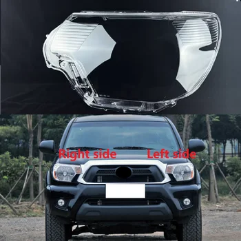 Объектив передней фары автомобиля Прозрачная крышка фары Маска Абажуры Защитное стекло для Toyota Tacoma 2012 2013 2014 2015