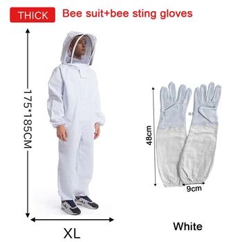 Одежда для пчеловодства для всего тела, Профессиональная одежда для пчеловодов, Защитный костюм для пчеловодства, безопасная вуаль Унисекс для защиты детей