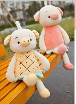 около 35 см милая мультяшная свинья плюшевая игрушка мягкая кукла детская игрушка подарок на день рождения w1500