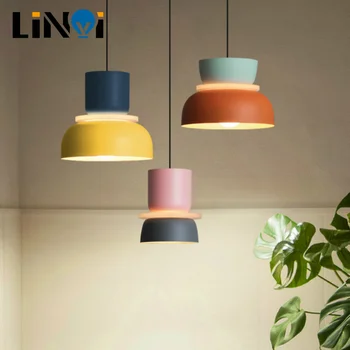 Подвесные светильники Nordic Simple, светодиодная подвесная лампа для гостиной, кухни, кафе, обеденного стола, домашнего декора, светильники E27
