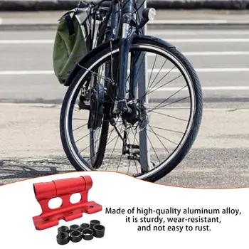 Подставка для велосипеда из алюминиевого сплава, крепление для велосипедной вилки, быстроразъемные стойки для велосипедной вилки, автомобильный держатель для прицепов, кузов грузовика, крыша автомобиля