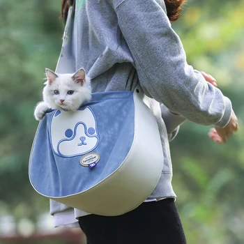 Портативная сумка для переноски кошек, дышащие сумки для переноски щенков, маленьких собак, дорожные переноски на открытом воздухе, Клетка для кошек, сумка для кроликов, Сумка для домашних животных