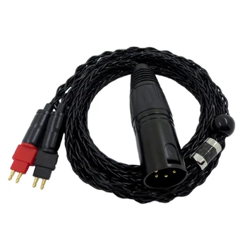 Портативный 4pin XLR сбалансированный кабель для наушников hd600 hd650 hd580 Сменный кабель 1,2 метра Хороший удлинитель