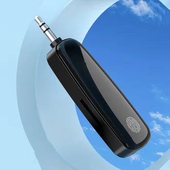 Портативный беспроводной аудиоадаптер для громкой связи, беспроводной передатчик, приемник, 3,5 мм ключ, совместимый с Bluetooth, 5.2 Подключи и играй
