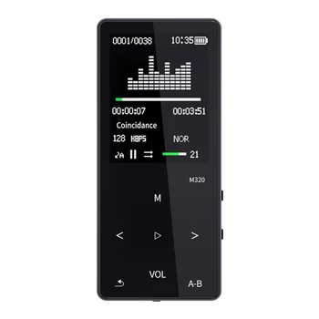 Портативный музыкальный видеоплеер mahdi M320 Bluetooth MP3, мини-музыкальный плеер с динамиком, запись FM-радио, стерео FM-автоматическое радио