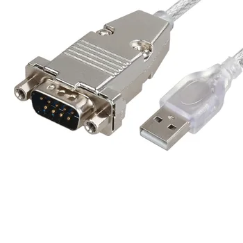 Преобразователь промышленного класса USB в RS232 с 9-контактным разъемом кабеля последовательного порта