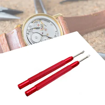 прижимная ручка для часов из алюминиевого сплава 2шт Часовая Минутная Секундная стрелка Настройка Нажатия Извлечение Инструмент для ремонта часов для часовщика